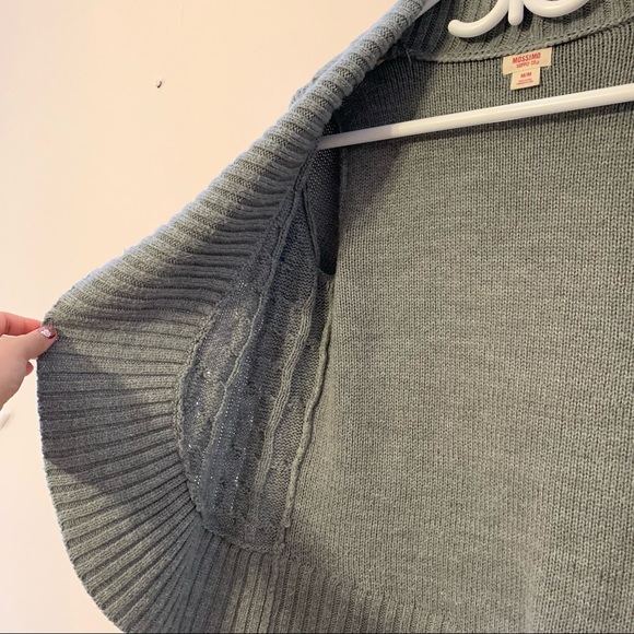 🧡3/$30 Mossimo Cable Knit Cocoon Grey Cardigan - Picture 7 of 7